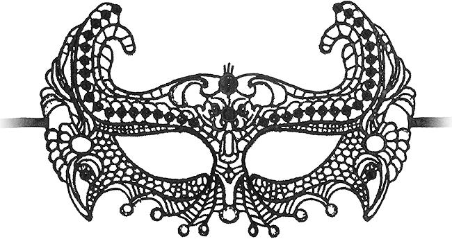 Produktbild Ouch! Lace Eye-Mask- Empress