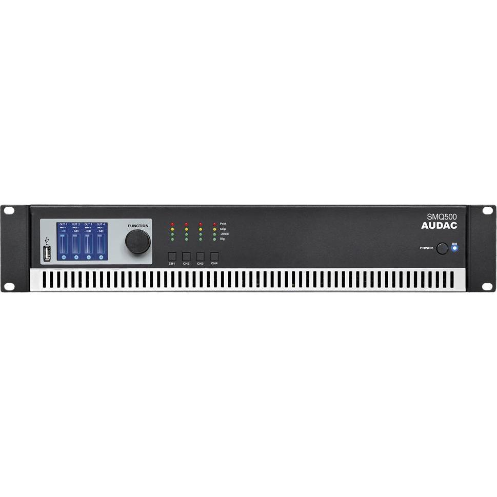 Audac Smq500 (Endstufe), Stereoverstärker, Schwarz