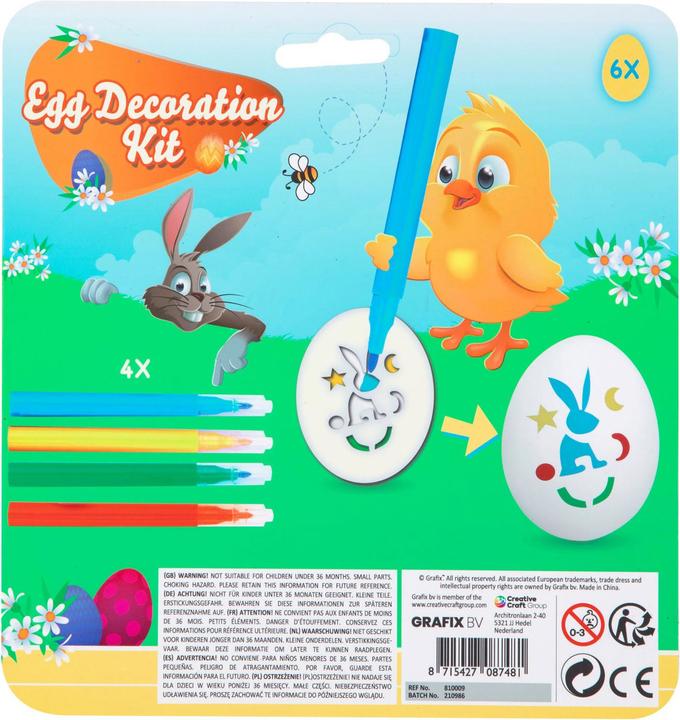 Produktbild Grafix Eierdekorationsset