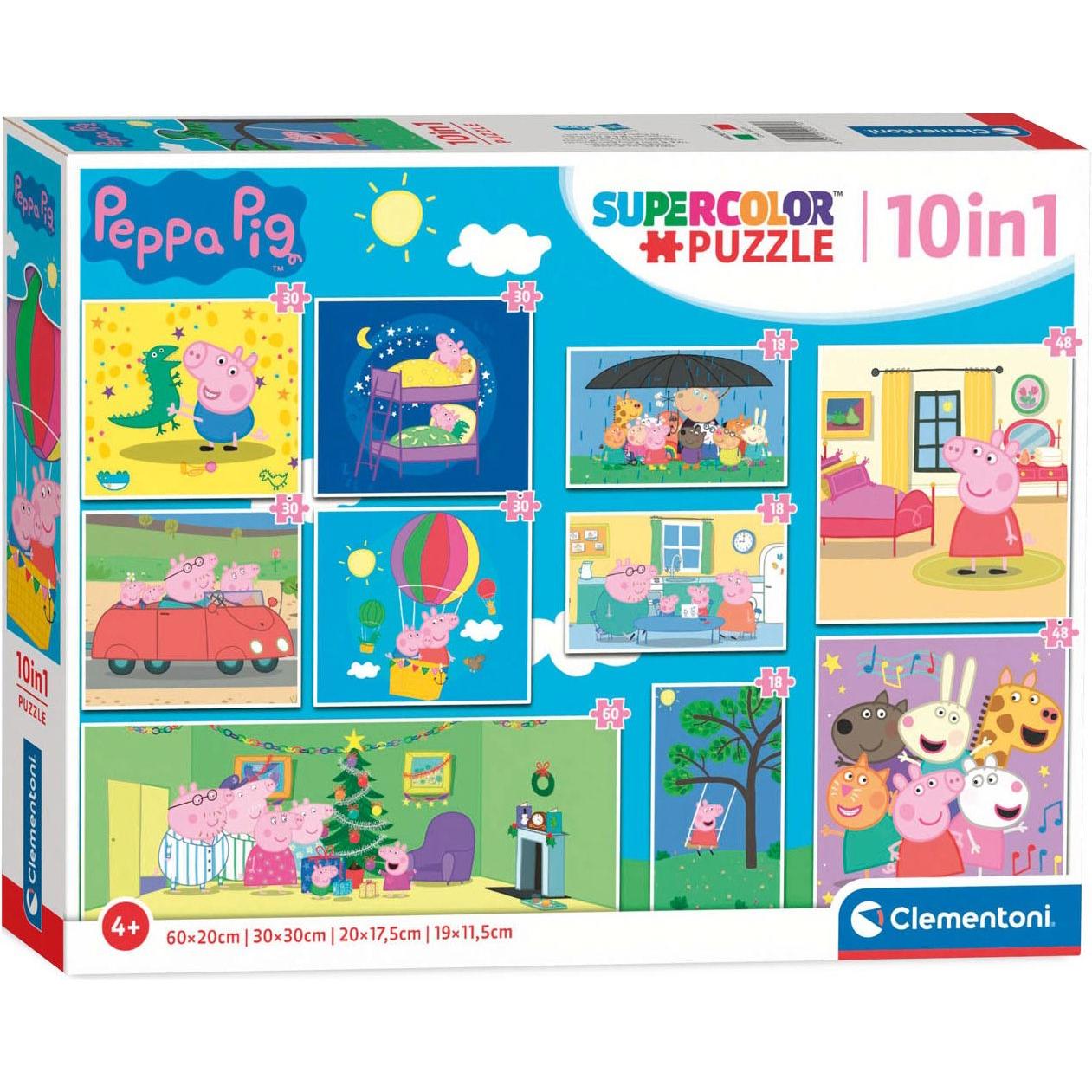 Clementoni Puzzle 10in1 Peppa Pig. Peppa Pig 20271 (330 Teile)
