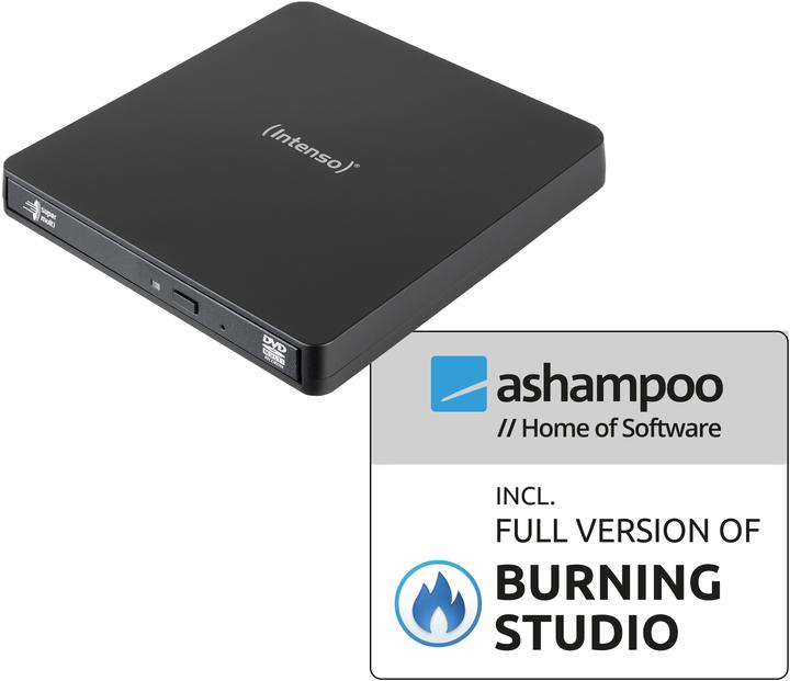 Actual product image Intenso DVD-Brenner EOD 400D Slim (CD burner, DVD drive, DVD writer)