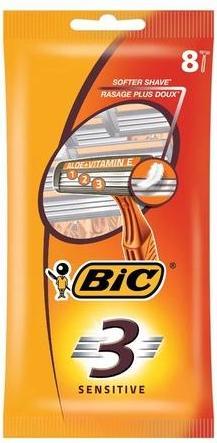 Bic 3 Sensitive Razors jetables 8 pcs