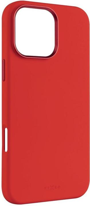 Produktbild Fixed MagFlow korrigiert | Rückseite | Apfel | iPhone 16 Pro Max | Flüssiges Silizium | Rot (Apple iPhone 16 Pro Max)