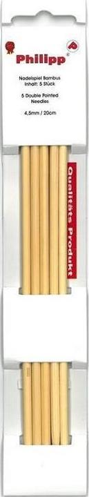 Actual product image BabySnap Bamboo needle set 4.5mm / 20cm