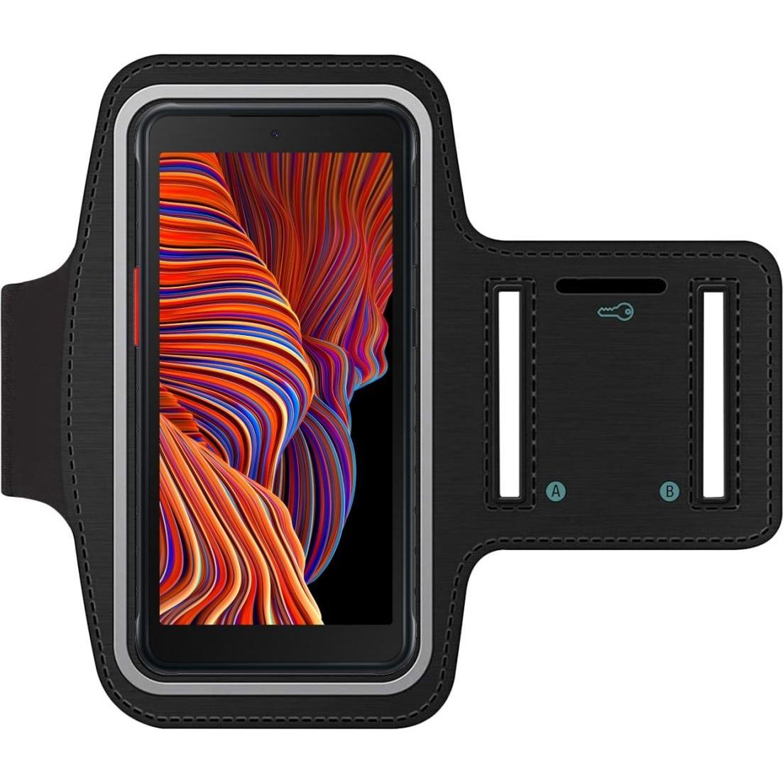 SmartFitness Samsung Galaxy XCover 5 Handy Sport Armband, Smartphone Sportarmband, Schwarz