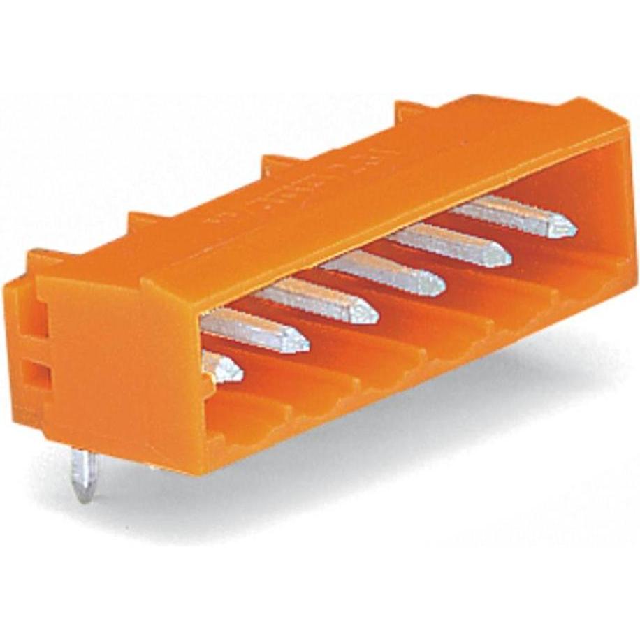 Wago Intestazione del pin THT Pin a saldare, Cavo + Spina elettrica, Arancia