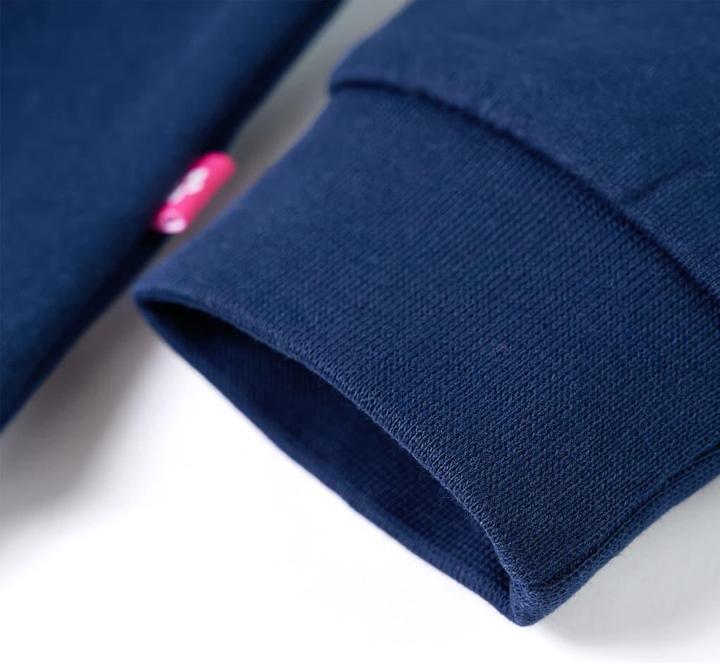 Immagine prodotto VidaXL Felpa da bambino blu navy 128,Materiale: 95 % cotone. 5 (128)