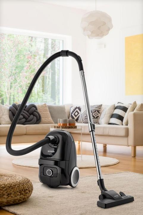 Actual product image Gorenje Bodenstaubsauger 850W 230 78dB sw 4,3kg Standard 230V Hygienefilter