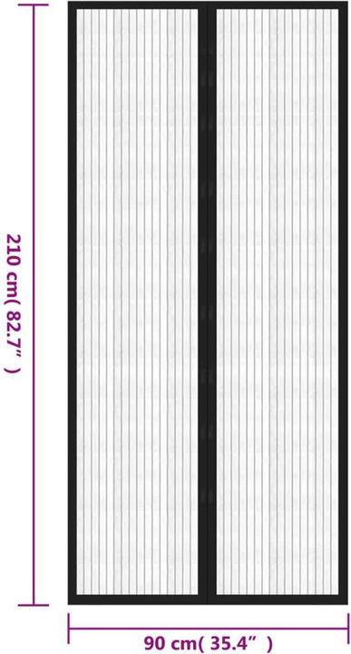 Produktbild vidaXL Fliegengitter-Türvorhang (210 x 210 cm)