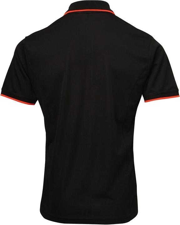Actual product image Premier Contrast Coolchecker polo shirt (L)