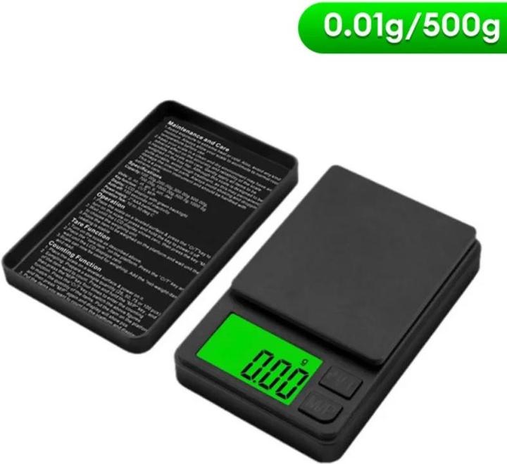 Actual product image Nikko Digitale Mini Präzisions-Taschenwaage 500g, 0.1g Abstufung