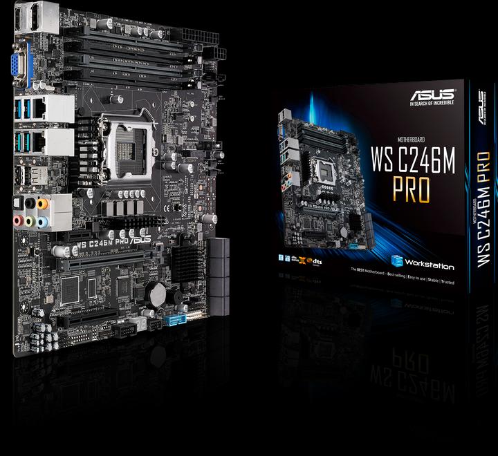 Image du produit ASUS C246M PRO (LGA 1151, Intel C246, mATX)