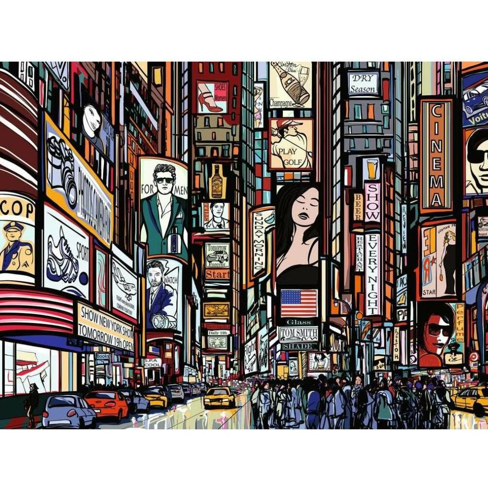 Thumbnail - Ravensburger Buntes New York (1000 Teile)