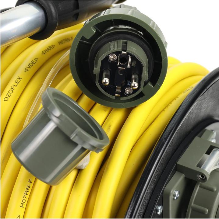 Image du produit Dönges Enrouleur de câble pompier, DIN 14680, 230 V (50 m)