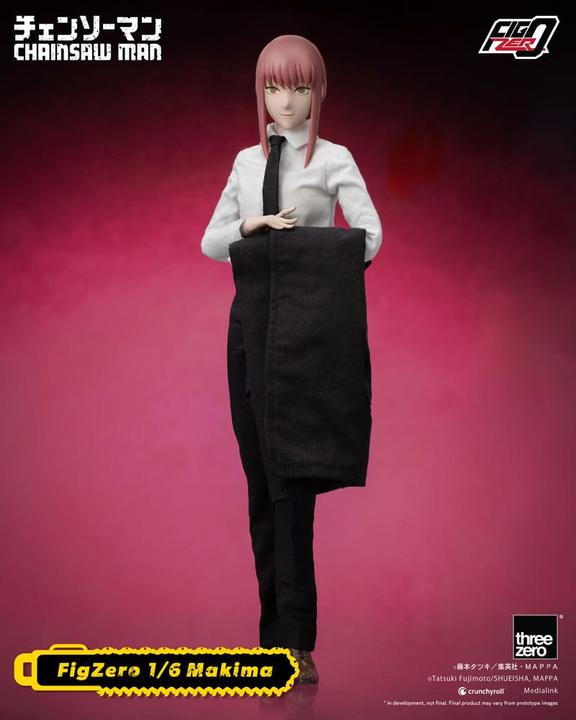 Actual product image ThreeZero Chainsaw Man FigZero Action Figure 1/6 Makima 28 cm