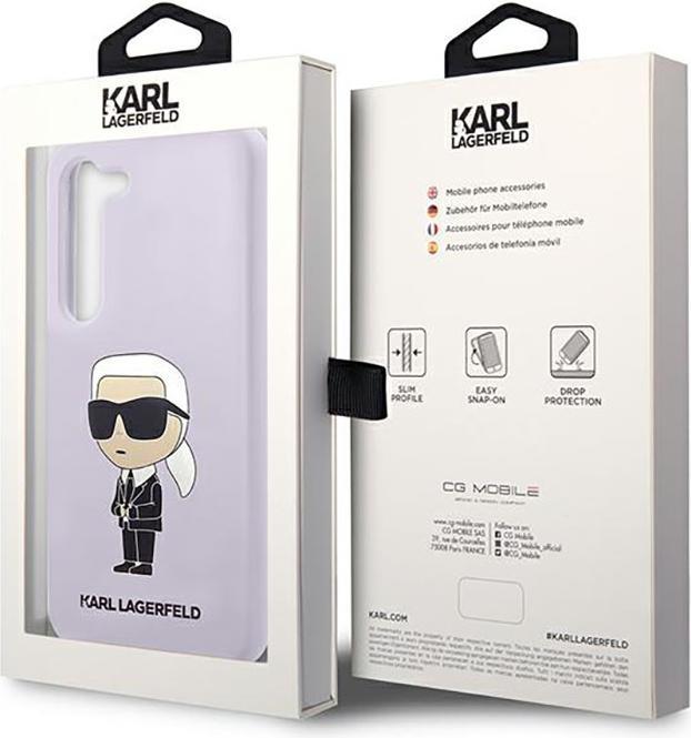 Actual product image Karl Lagerfeld Galaxy S23 Silicone Ikonik hardcase S911 (Samsung Galaxy S23)