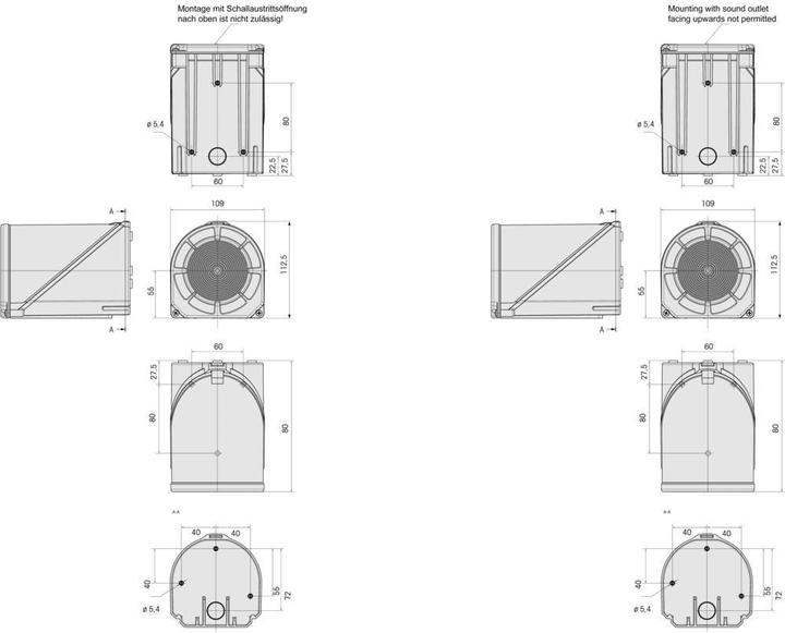 Productafbeelding Werma Combinatie LED dubbele flits/multi-tone sirene 444