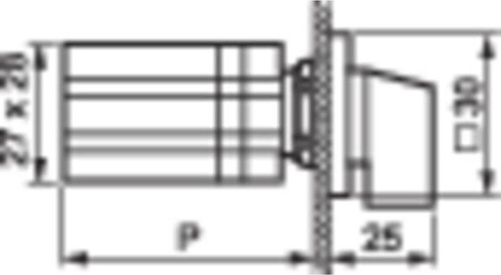 Actual product image Baco Toggle switch 22.3 mm