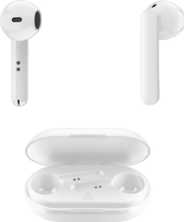 Image du produit Cellularline Écouteurs / casque Bluetooth SLANG TWS universal, blanc (4 h, Sans fil)