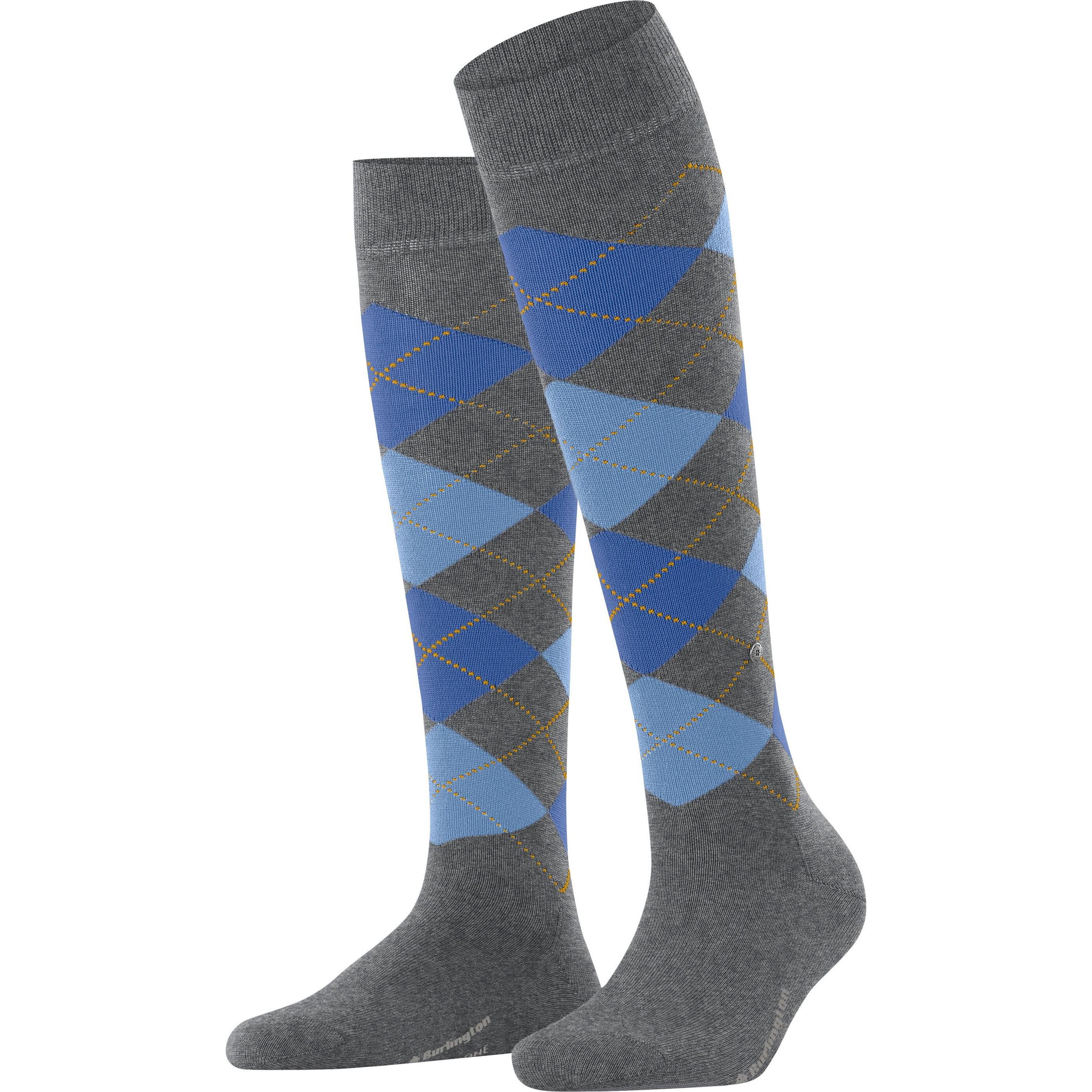 Burlington, Damen, Socken, Marylebone KH, Grau, (Einzelpack, 36 - 41)