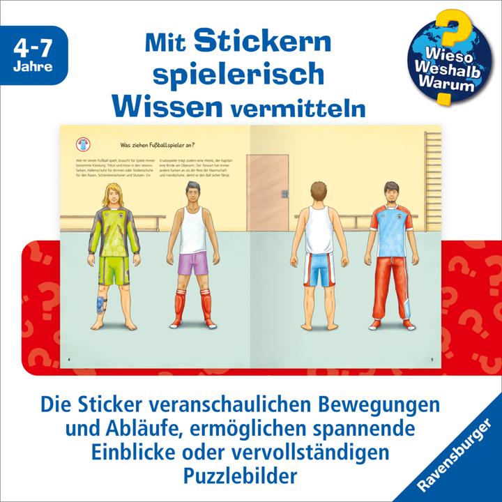 Actual product image Ravensburger Sticker booklet: Football