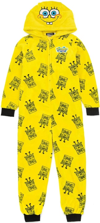 Actual product image Spongebob Squarepants Children/Kids Repeat Print Sleepsuit (116)