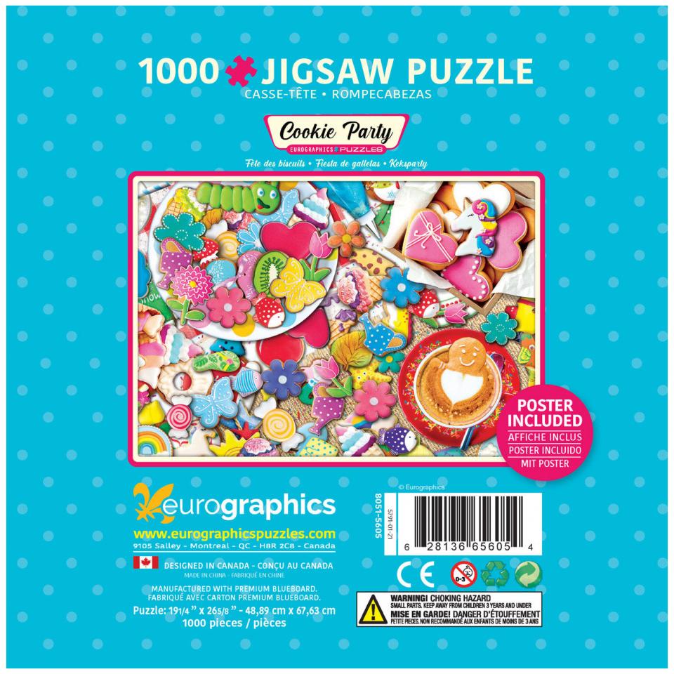 Thumbnail - Eurographics Kekse Party Puzzledose (1000 Teile)
