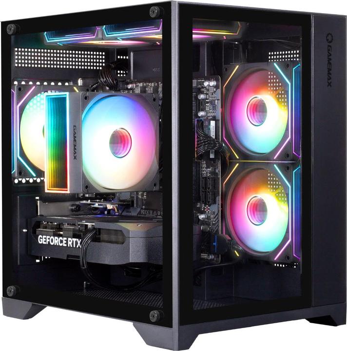 Produktbild GameMax GigaDeal Infinity Mini BK SET2579 7536 + Gigabyte GS32QC LED-Monitor Curved, 80 cm (32") (AMD Ryzen 5 7500F, 32 GB, 1000 GB, GeForce RTX 5060)
