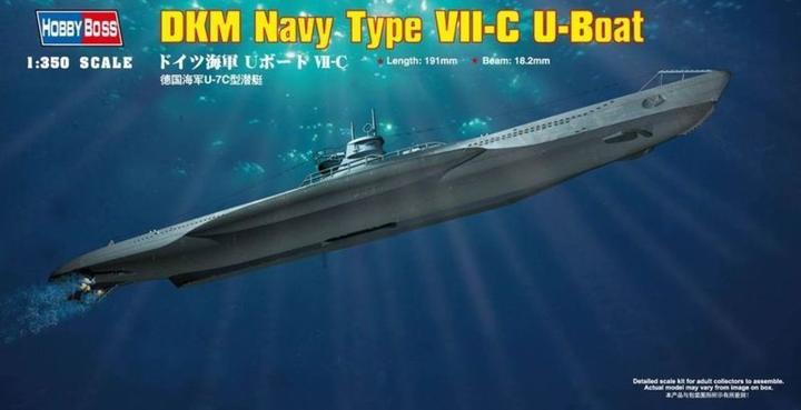 Actual product image Hobby Boss German Navy Type VII-C U-Boat