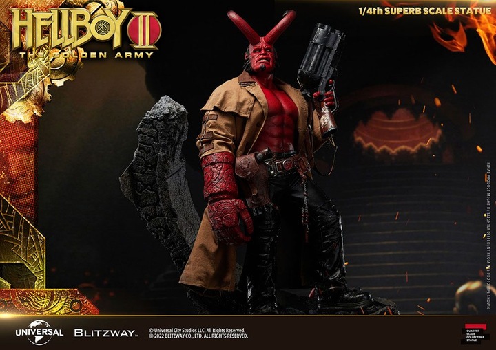 Produktbild Blitzway Hellboy 2 -The Golden Army “Hellboy” 1/4 Statue