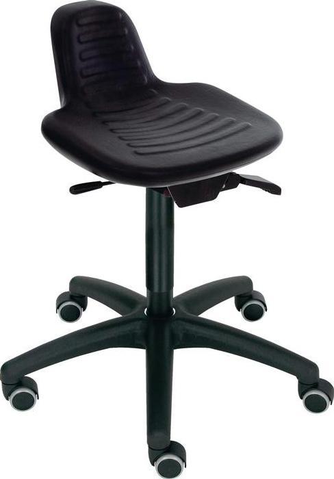 Lotz Draaikruk Wielen PU-schuim Kantelverstelling 7 ° Zithoogteverstelling 450-640 mm (45 - 64 cm)