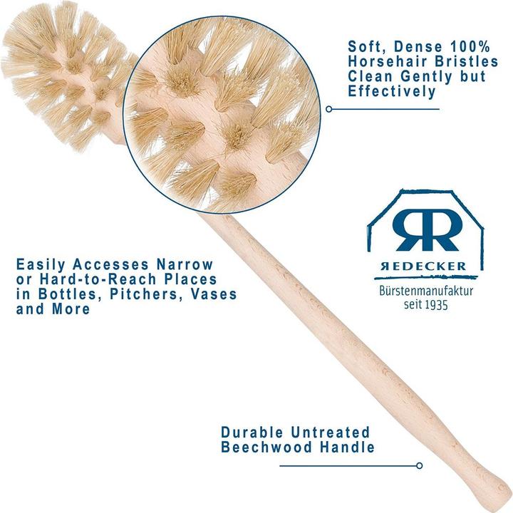 Immagine prodotto Bürstenhaus Redecker spazzole per bottiglie di latte