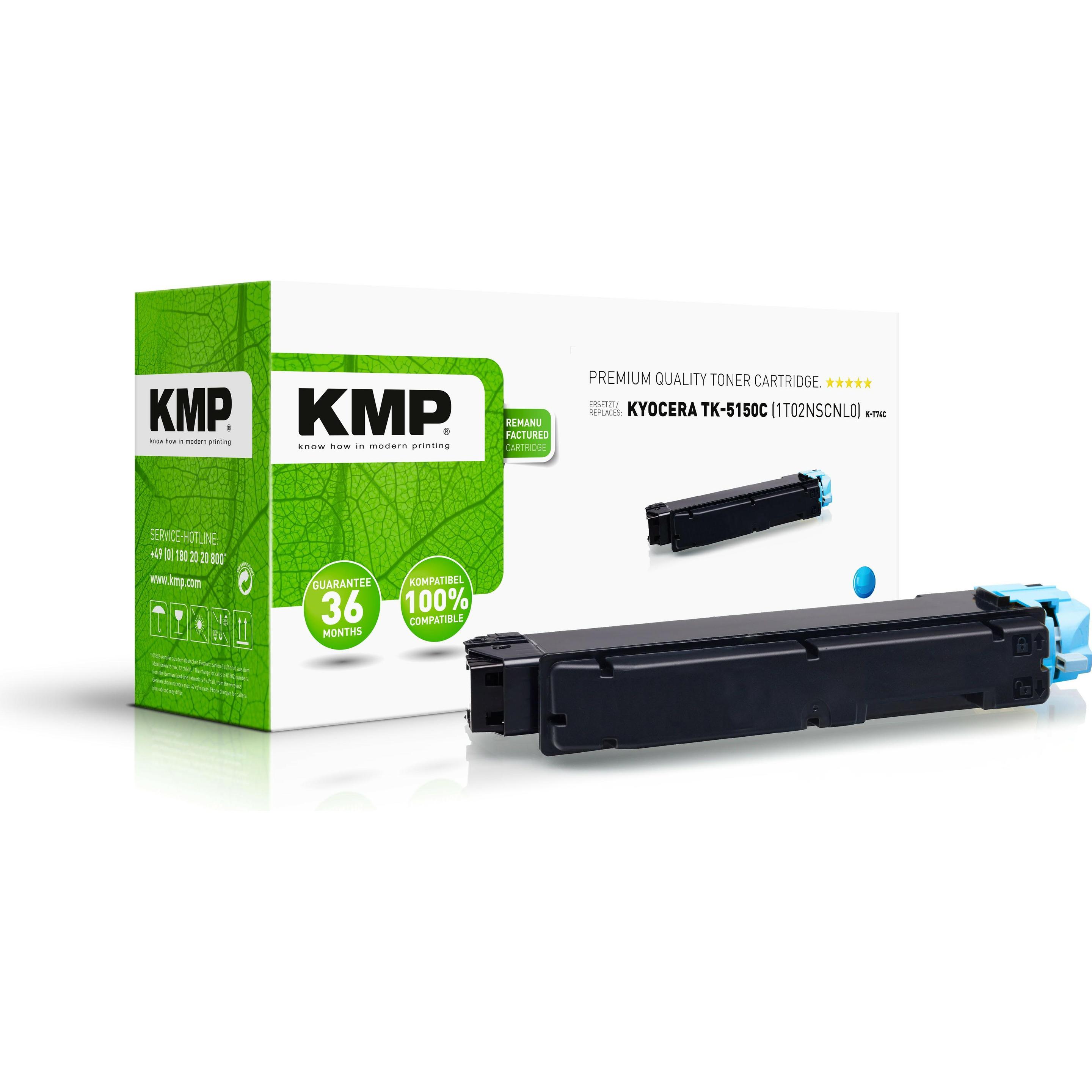 KMP, Toner, Toner ersetzt TK5150C (1T02NSCNL0) (C)