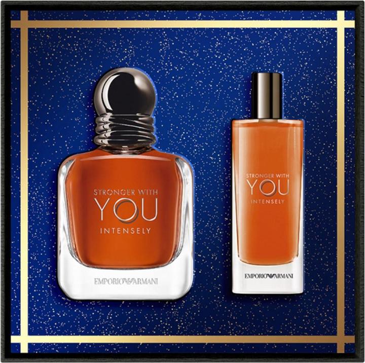 Produktbild Giorgio Armani Stronger with You Intense Eau de Parfum 100ml + Eau de Parfum 15ml (Eau de Parfum, 100 ml)