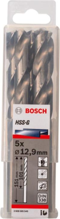 Actual product image Bosch Professional Zubehör PRO Metal HSS-G twist drill, 12.9 x 101 x 151 mm (12.9 mm)
