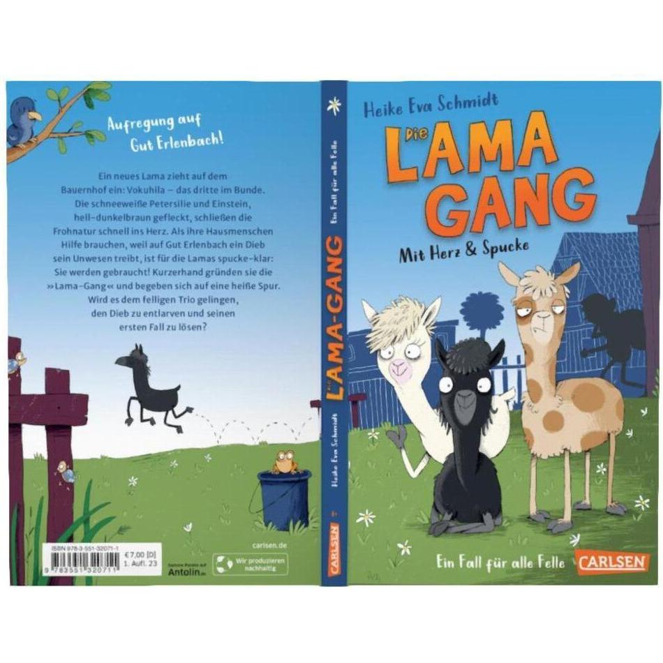Thumbnail - Die Lama-Gang. Mit Herz und Spucke 1: Ein Fall für alle Felle, Hörbücher von Heike Eva Schmidt, Nikolai Renger