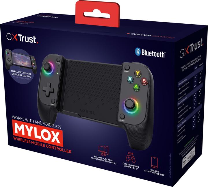 Produktbild Trust GXT735 Mylox Wireless mobile Controller black (Android, iOS)