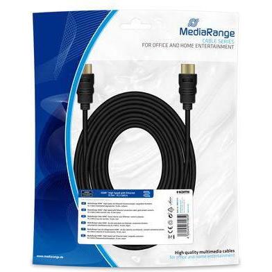 MediaRange HDMI High Speed Ethernet Anschlussk. 10Gibt/s 10m (10 m, HDMI), Video Kabel