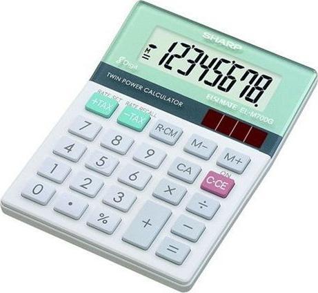 Actual product image Sharp EL-M700G (Batteries, Solar cells)