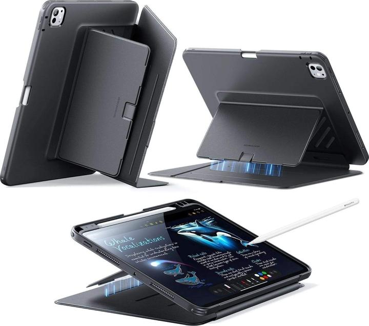 Image du produit ESR - Flip Hybrid (with Pencil Holder) - iPad Pro 11 (2024) / iPad Pro 11 (2025) - Black (Apple iPad Pro 11 2024, Apple iPad Pro 11 2025)