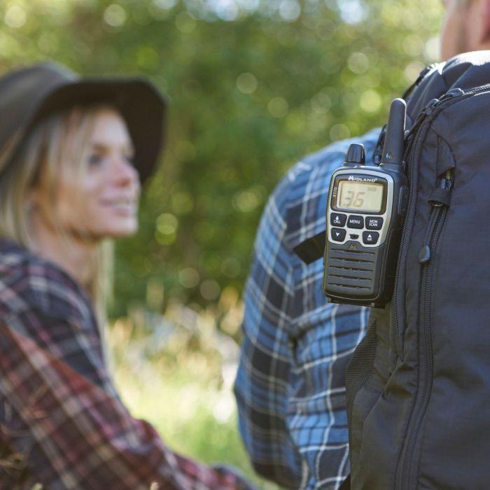 Actual product image Midland XT70 Adventure / 2x Funk / LCD / Reichweite bis zu 12km / 24 Kanäle (12 km)