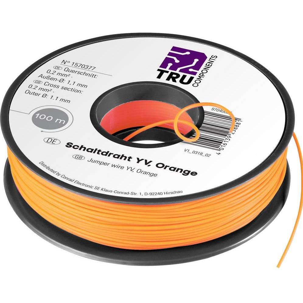 Tru Components, Kabelleitung, YV Schaltdraht (50 m)