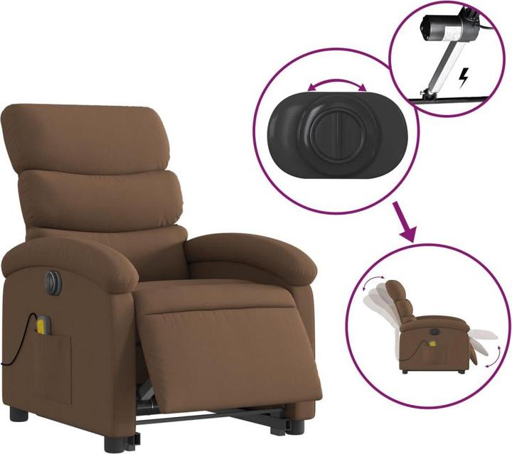 Image du produit vidaXL Massagesessel mit Aufstehhilfe