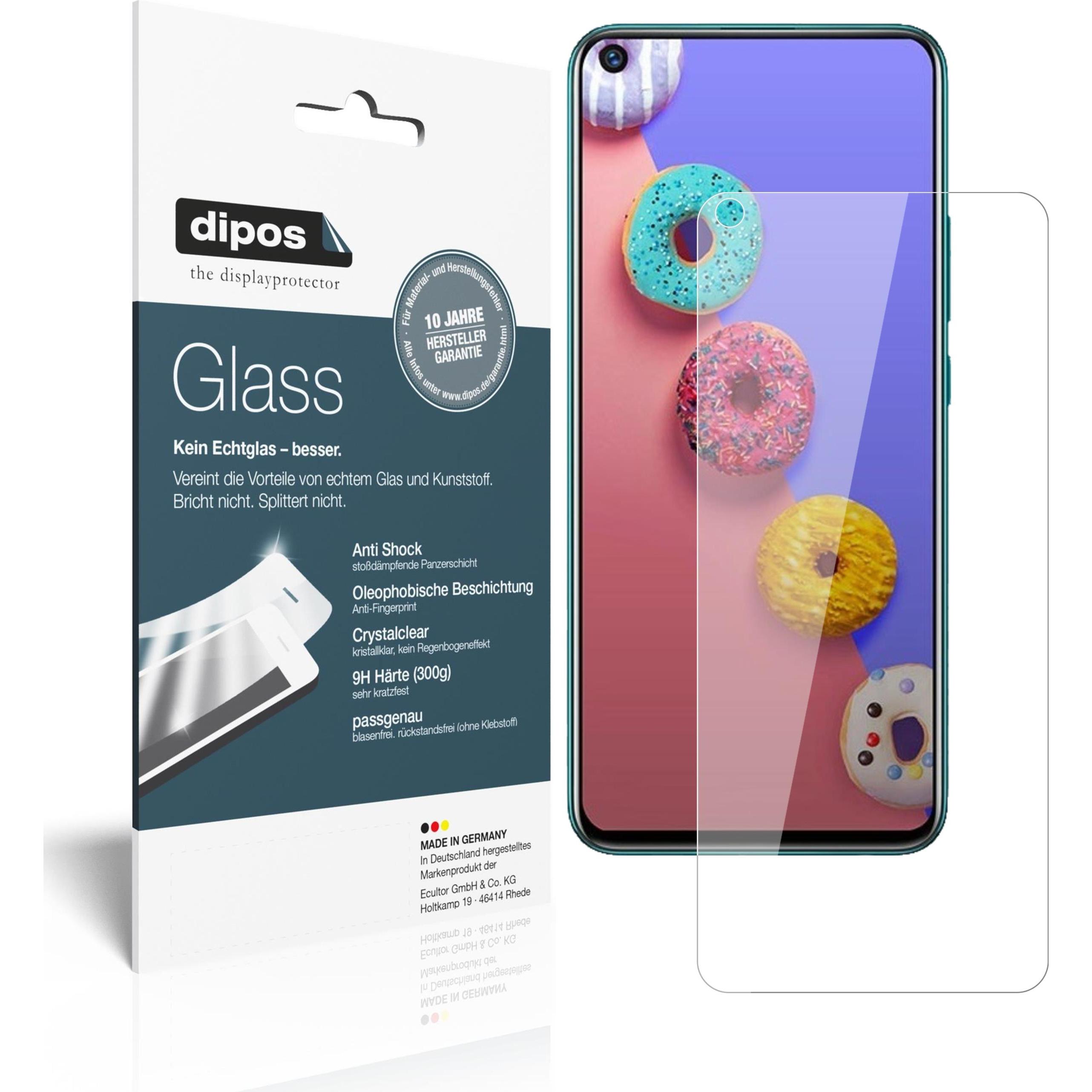 Dipos Displayschutz Anti-Shock (2 Stück, Infinix S5), Smartphone Schutzfolie, Transparent