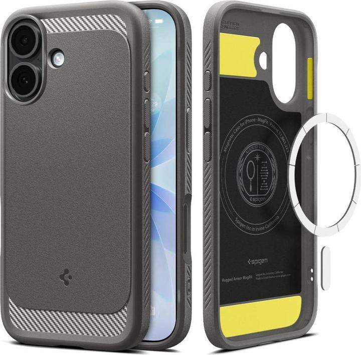 Produktbild Spigen - Rugged Armor MagSafe - iPhone 17 - Grey (Apple iPhone 17)