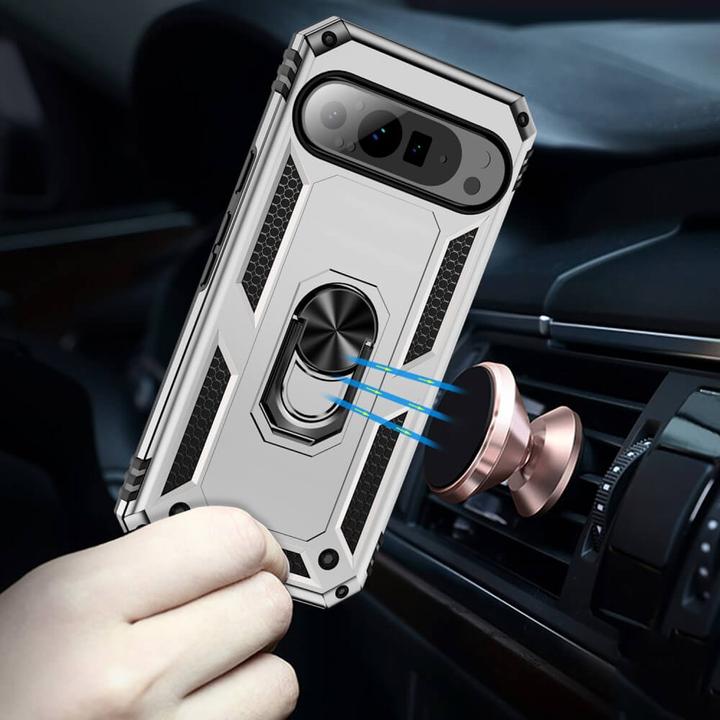 Actual product image Cover-Discount Google Pixel 9 Pro XL - Armor Case with kickstand (Google Pixel 9 Pro XL)