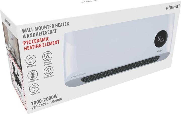 Actual product image alpina Wandheizgerät (2000 W)