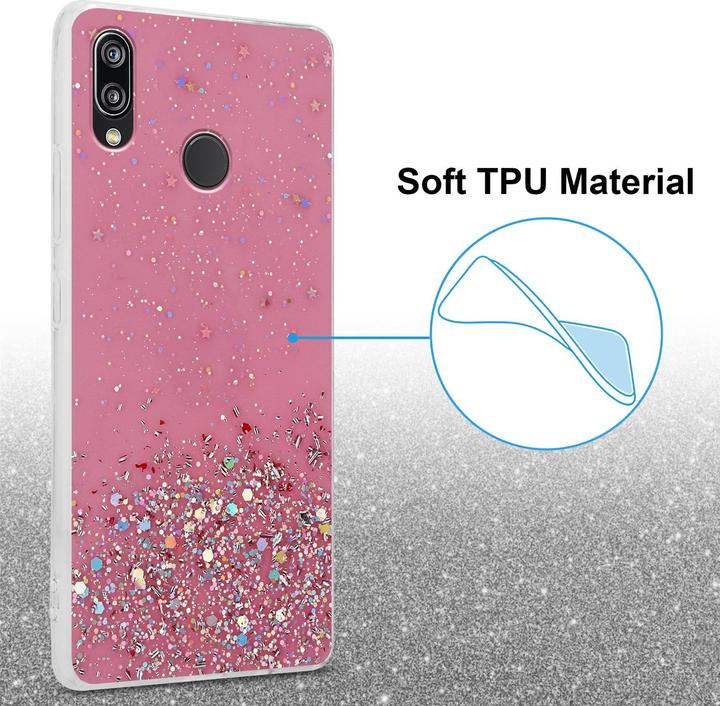 Produktbild Cadorabo TPU Cover funkelnder Glitter (Huawei Nova 3E)