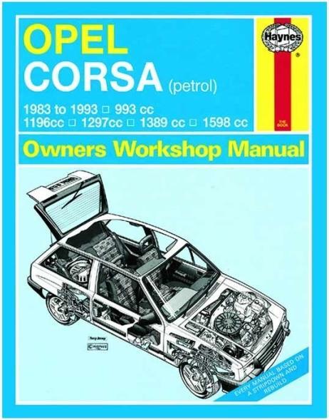 Actual product image Opel Corsa Petrol (83 - Mar 93) Haynes Repair Manual (English, Haynes Publishing, 2015)