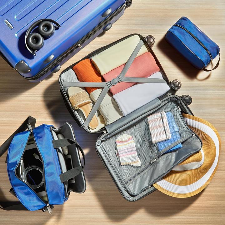 Image du produit Amazon Set Bagagli Guscio Rigido Espandibile con Ruote Pivot